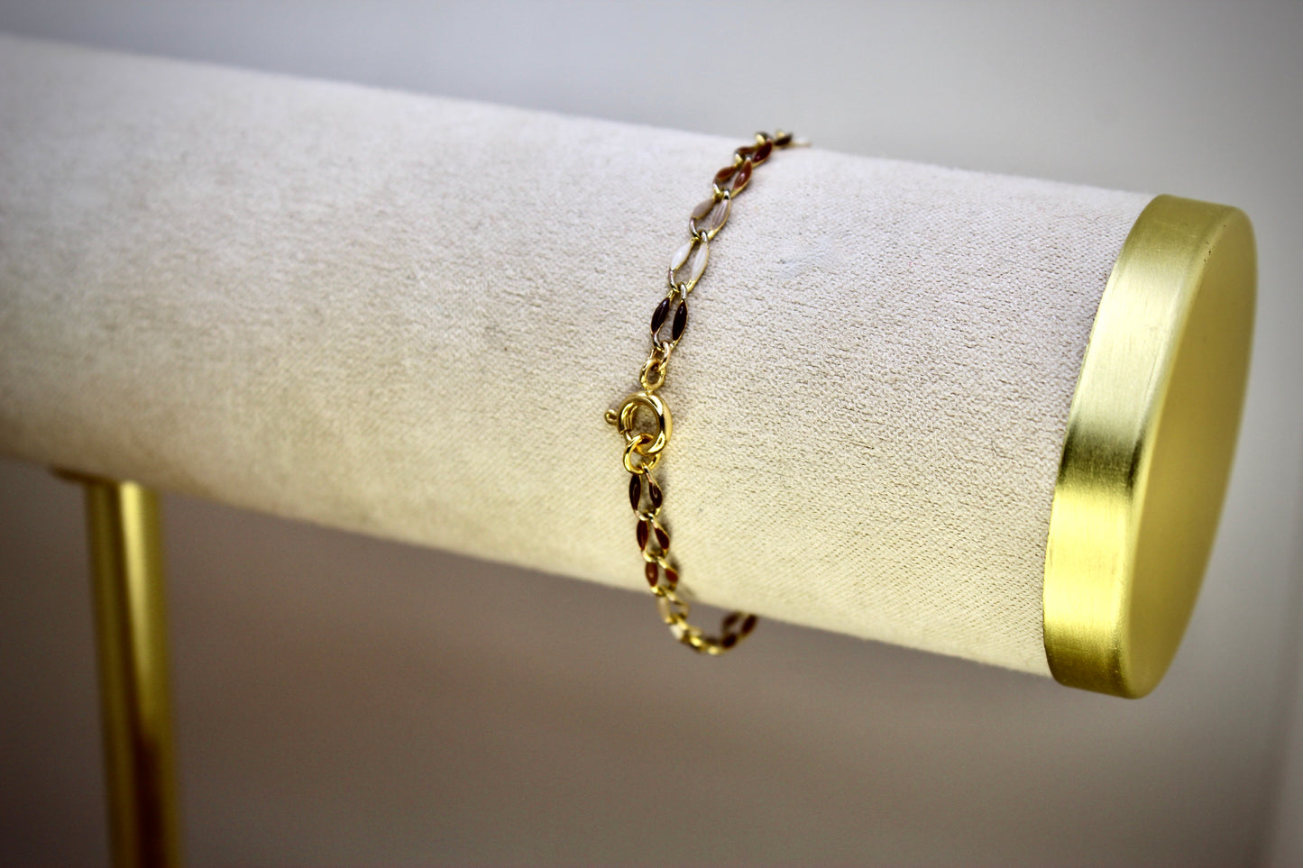 Enamel Bracelet in Espresso