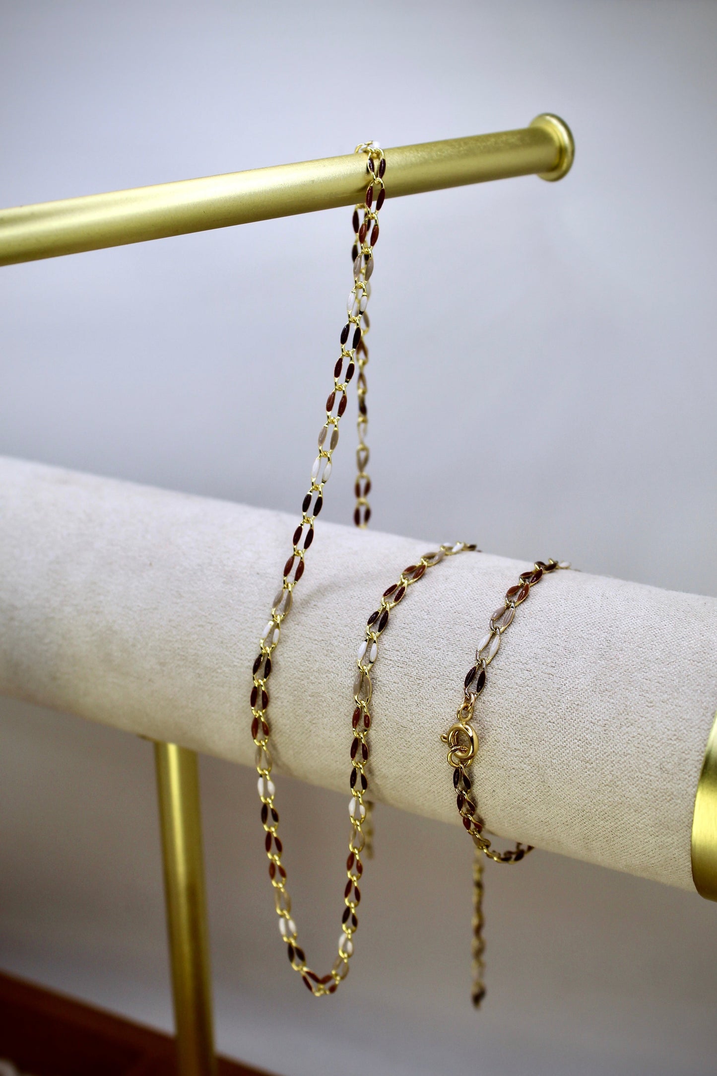 Enamel Bracelet in Espresso
