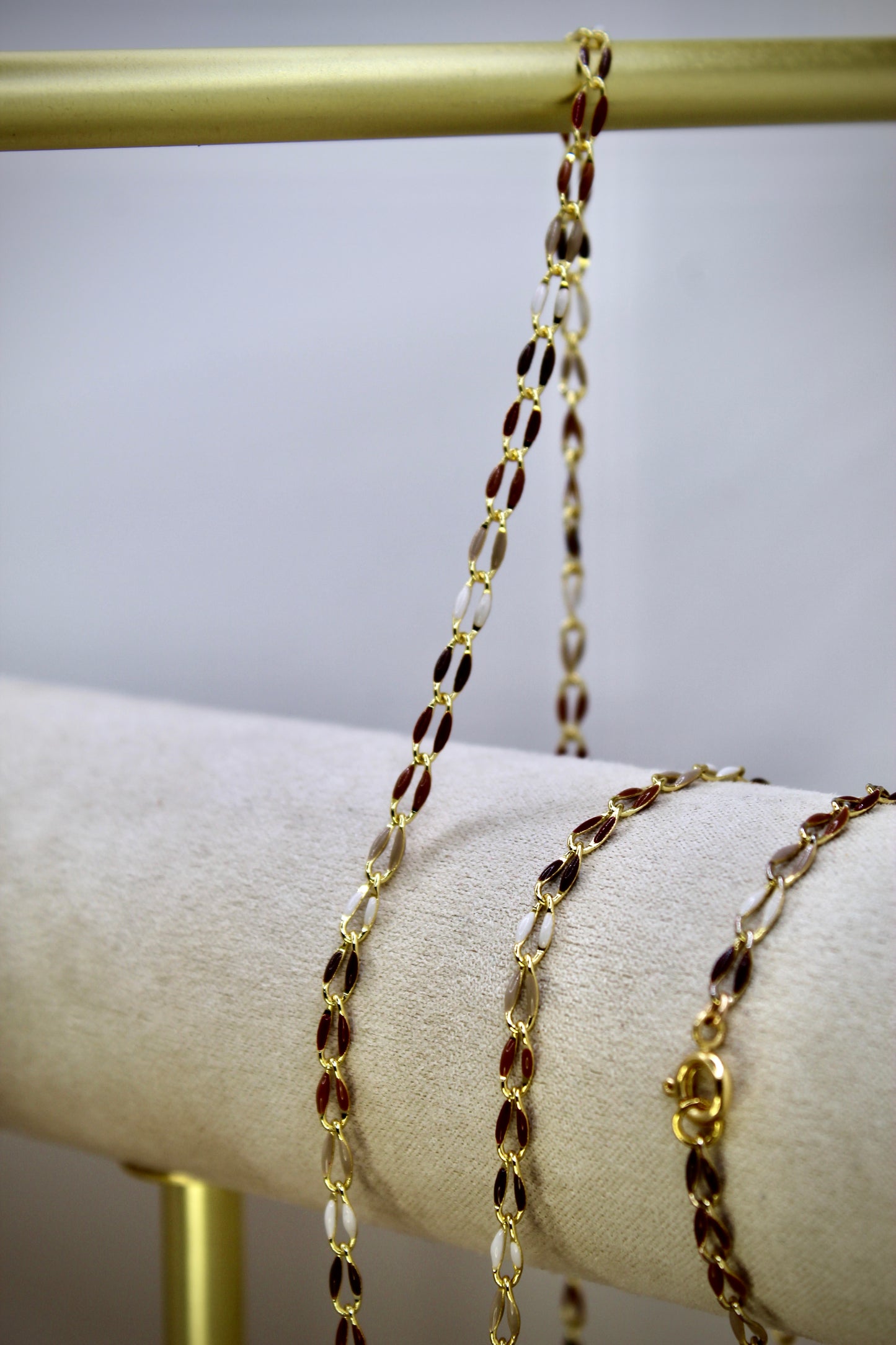 Enamel Bracelet in Espresso