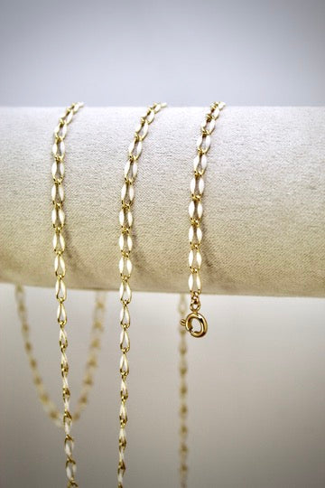 Enamel Bracelet in White